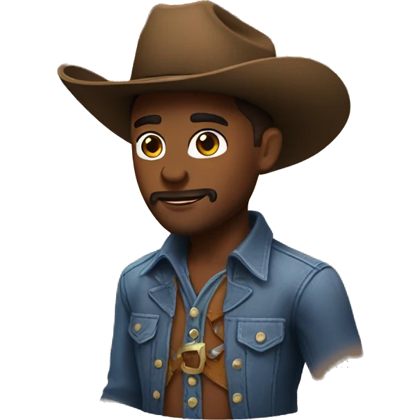 Gay cowboy emoji