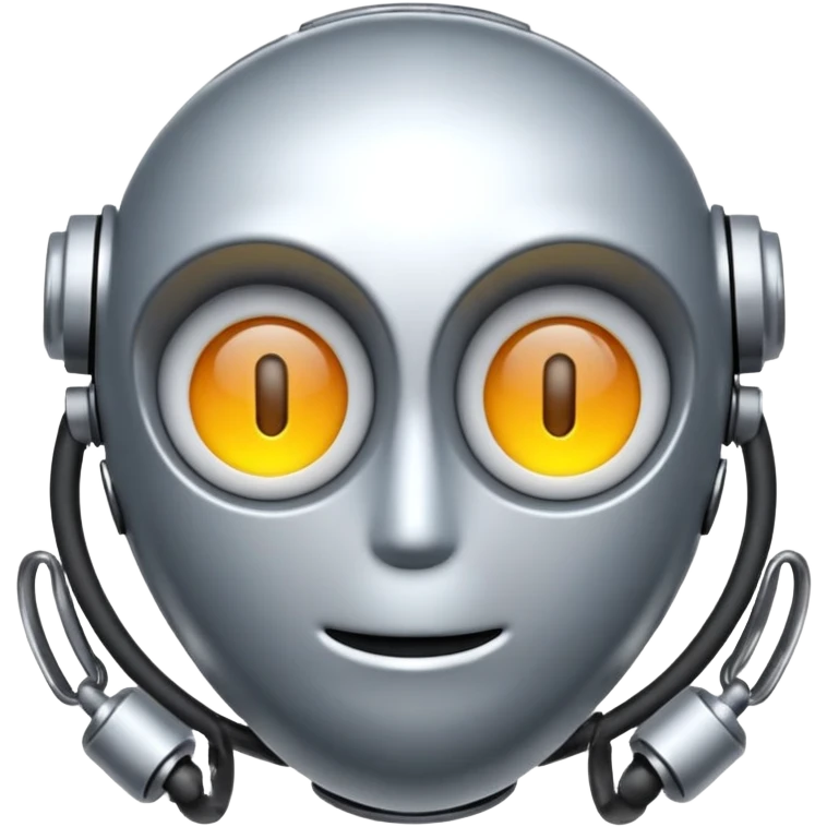 Маленький робокоп с букетом цветов  emoji