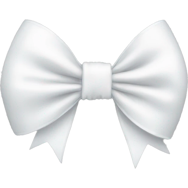 white bow emoji