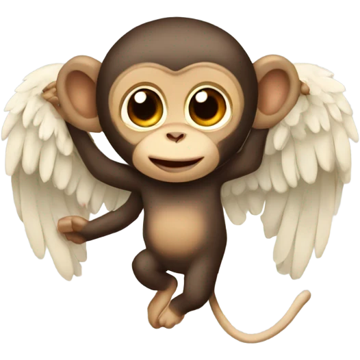 Angel Monkey emoji