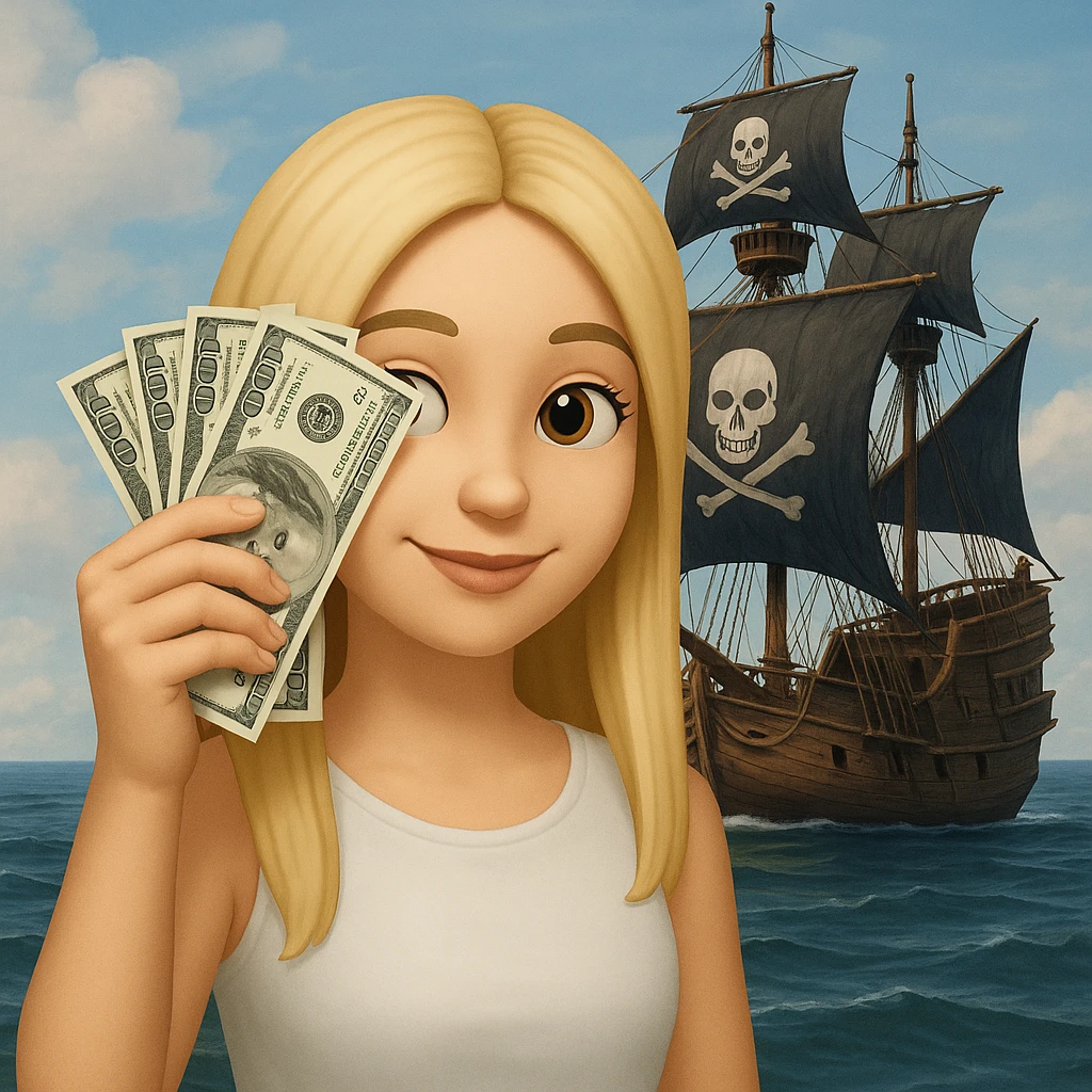 pirate ship emoji