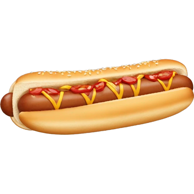 Weiner in a hotdog bun emoji