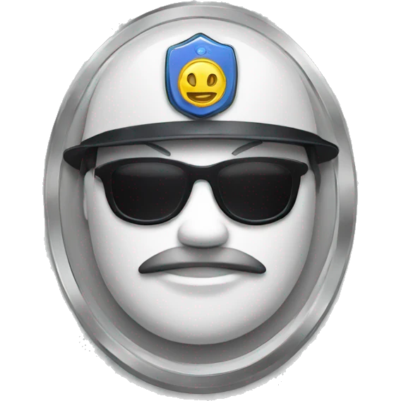 A badge in which vip is written emoji
