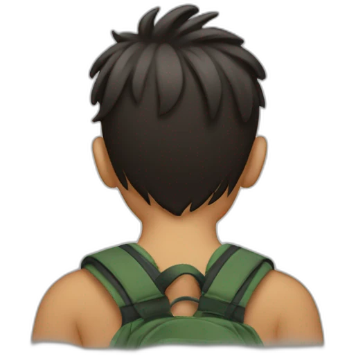 boy's back emoji