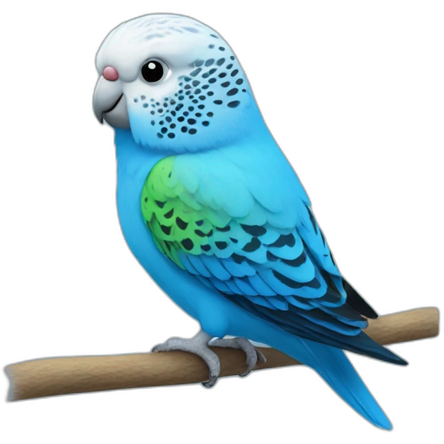 blue budgie emoji