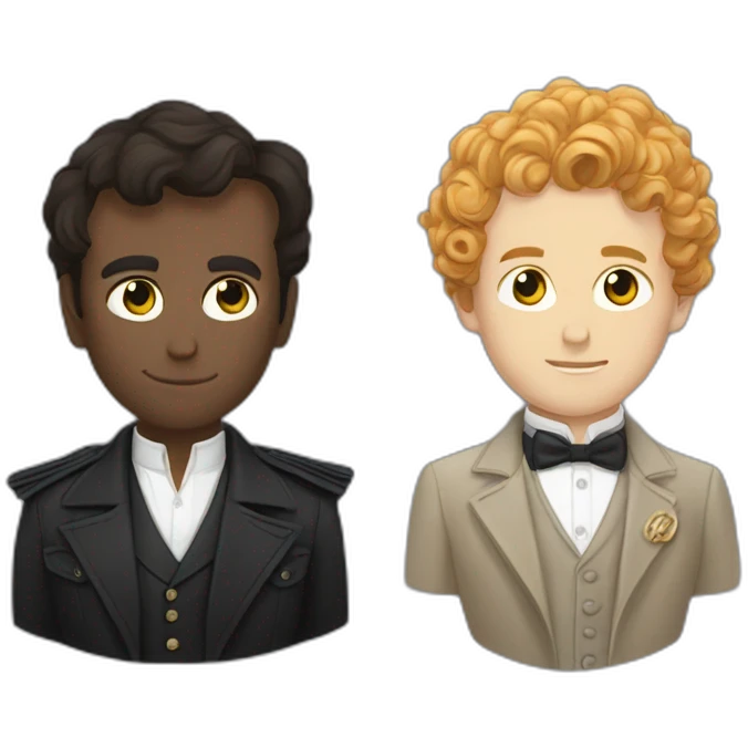 Crowley and aziraphale emoji