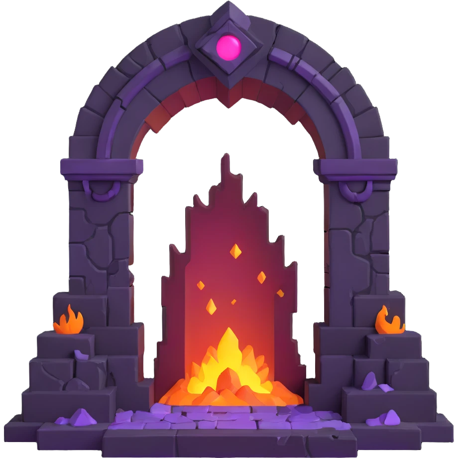 Minecraft Nether portal emoji