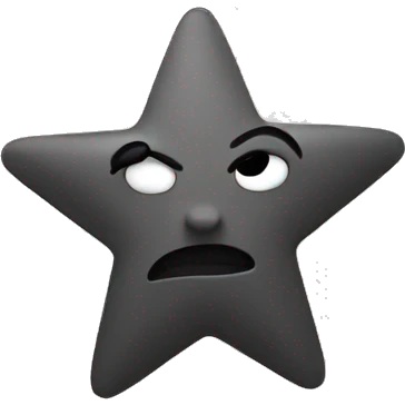 star without color emoji