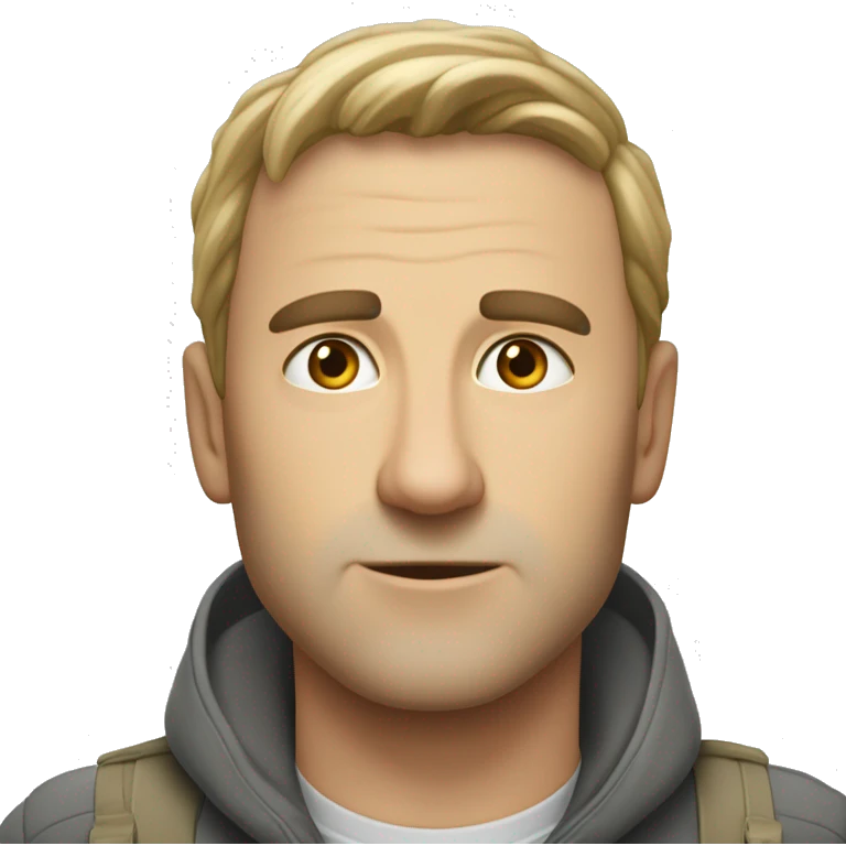 программист сиди в кофте с макбук emoji