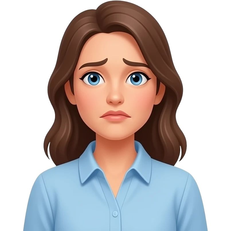 information overload woman surrounded by text emoji
