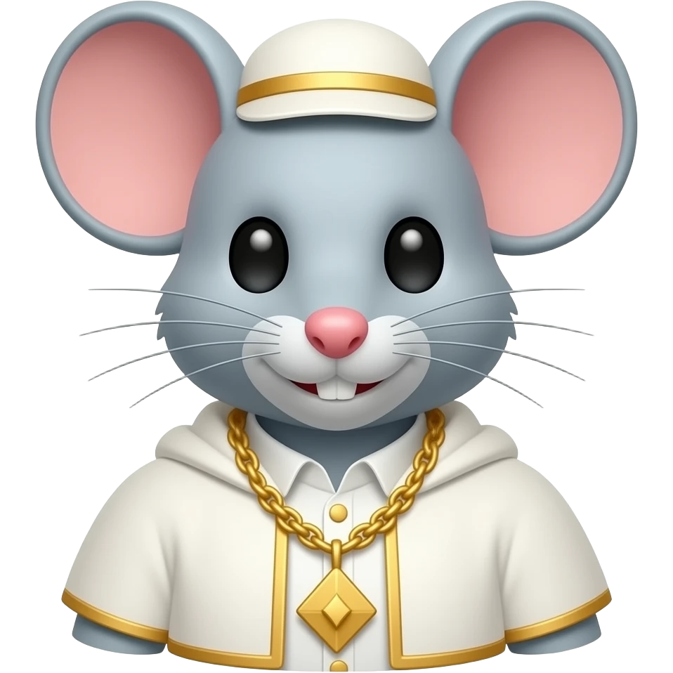 mouse pope emoji