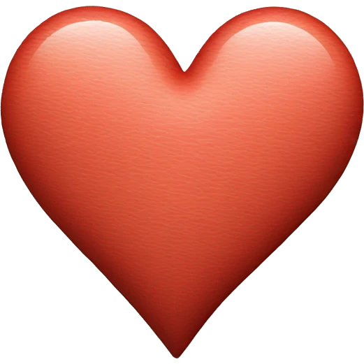 Heart with cheater print  emoji