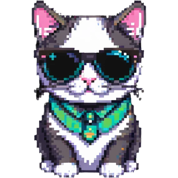 cat wearing sunglasses emoji