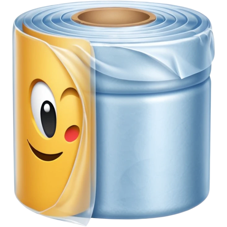 plastic wrap roll emoji