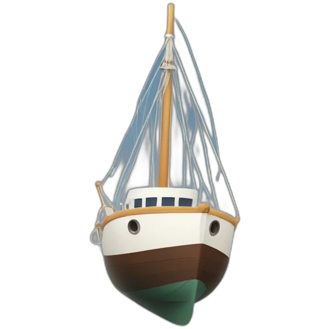 Mast of BOAT style ONE PIECE emoji