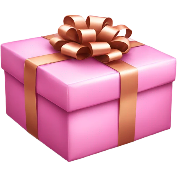 Gift pink emoji