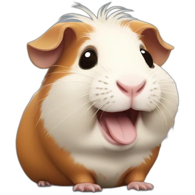 laughing guinea pig emoji