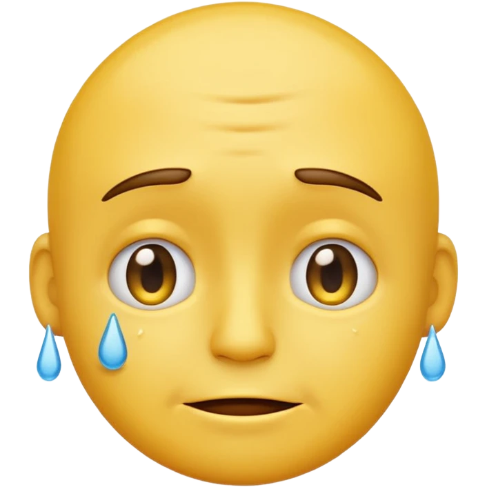 a sad yellow male emoji emoji