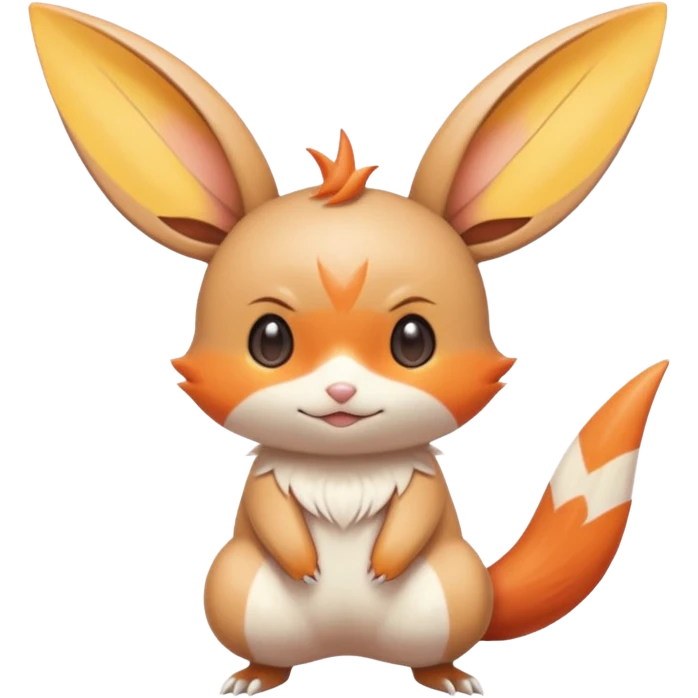 Tropical Exotic Minccino-Victini-Emolga-fusion  emoji
