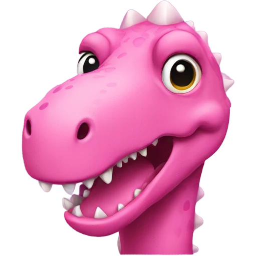 pink dinosaur emoji