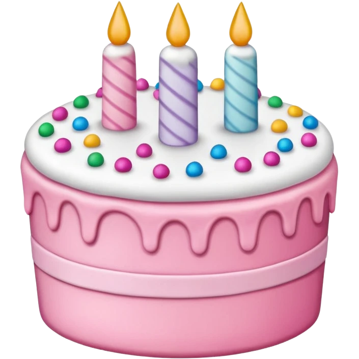pink cake emoji
