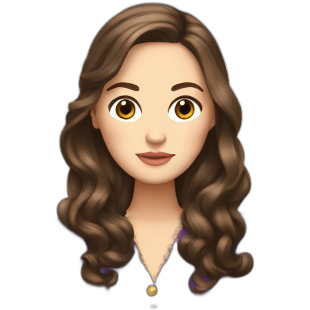 Blair waldorf long hair emoji
