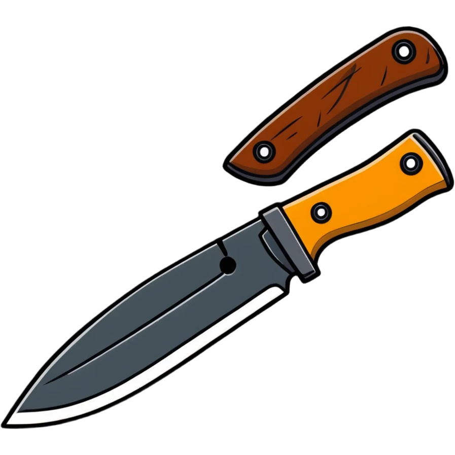 combat bushcraft knife emoji