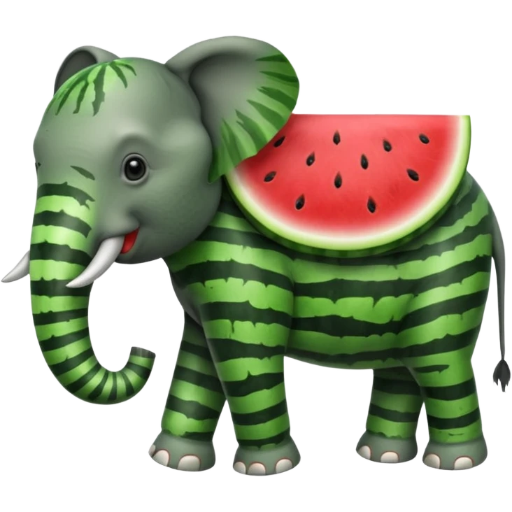Watermelon 67 elephant emoji