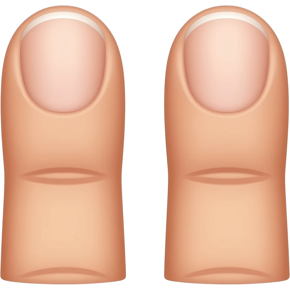 2 fingers sideways emoji