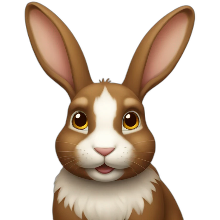 Lapin marron emoji