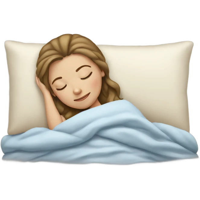 white girl sleeping emoji