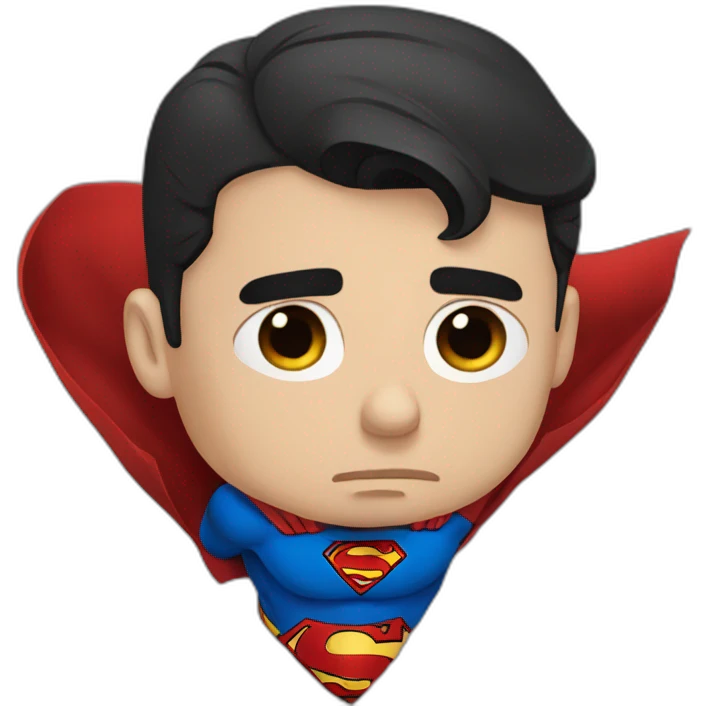 Sad superman emoji