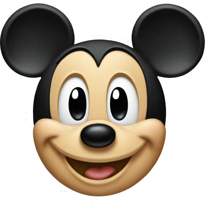 Mickey mouse emoji