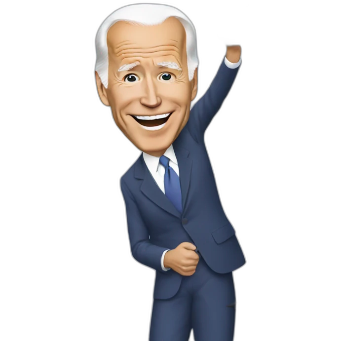 Joe Biden with jet f16 emoji