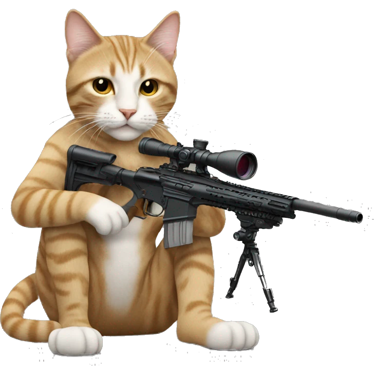 cat sniper emoji