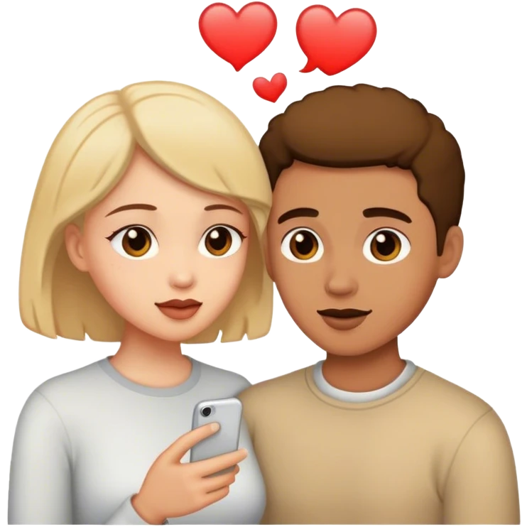 couple talking romantic  emoji