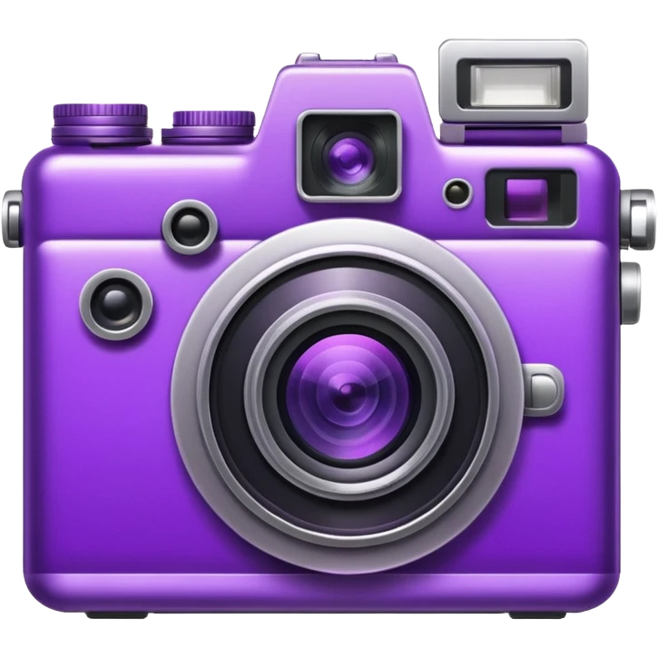 Purple camera emoji