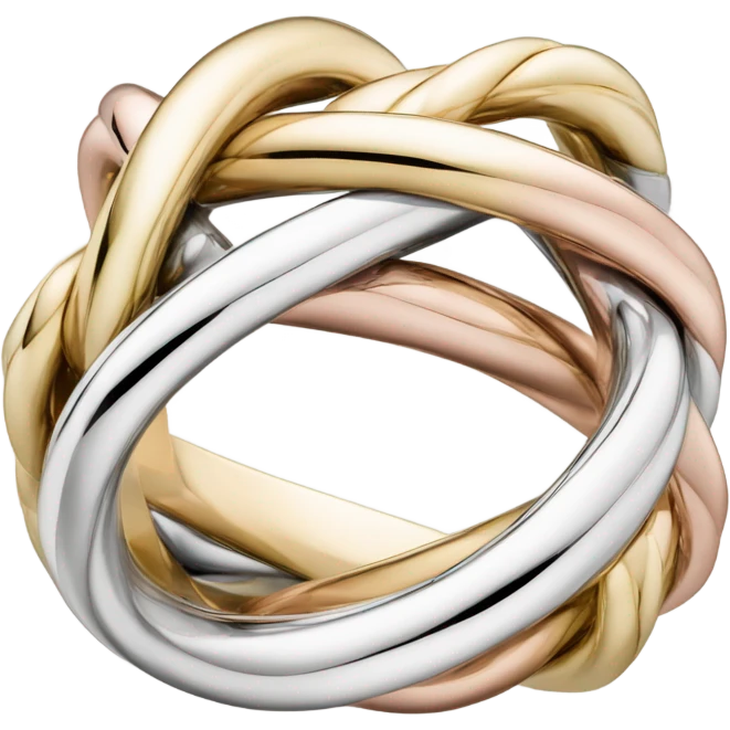 cartier trinity ring emoji