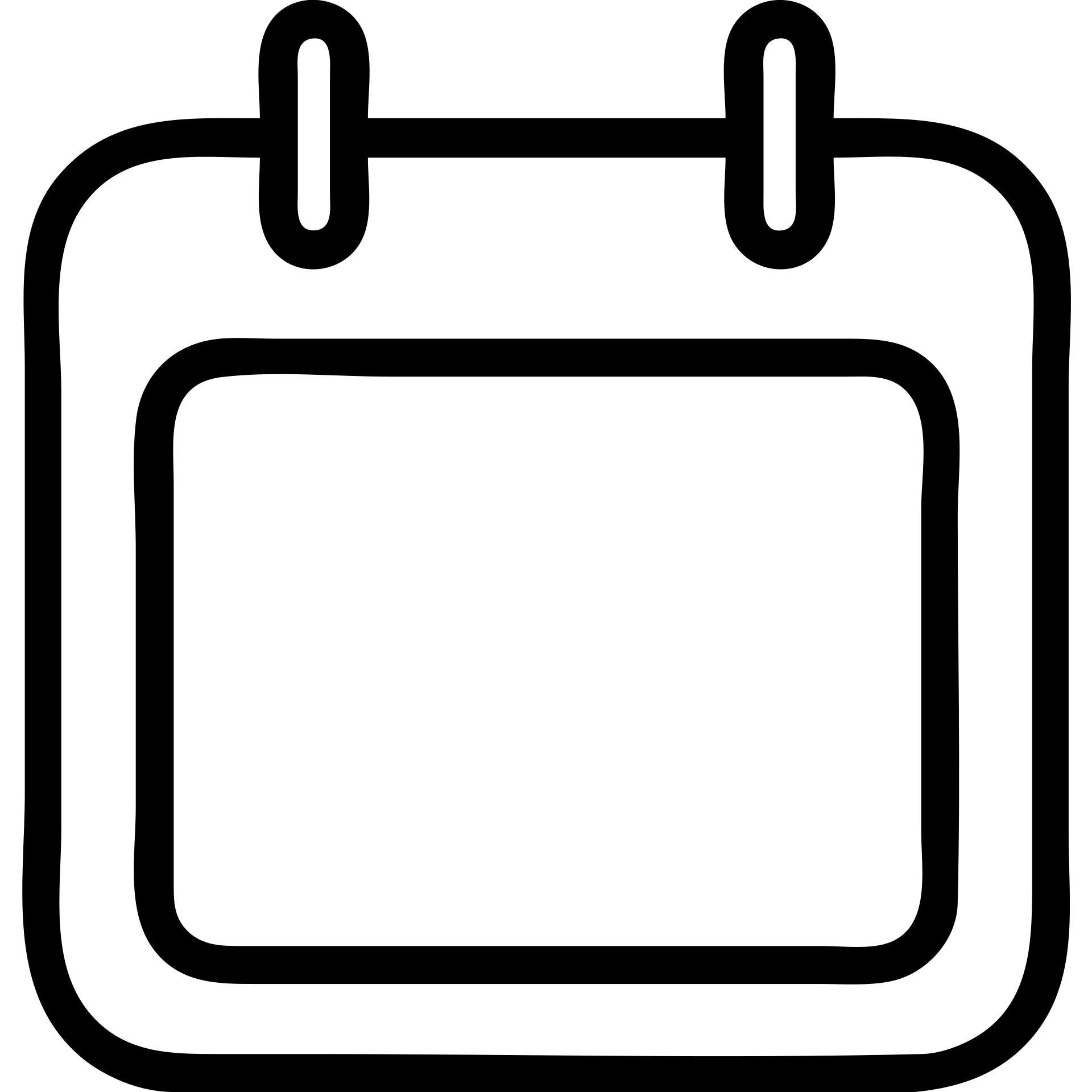 minimalist calendar icon with black lines emoji