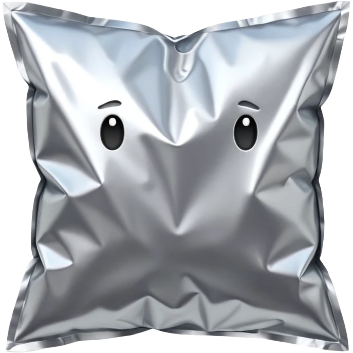 silver foil pack emoji