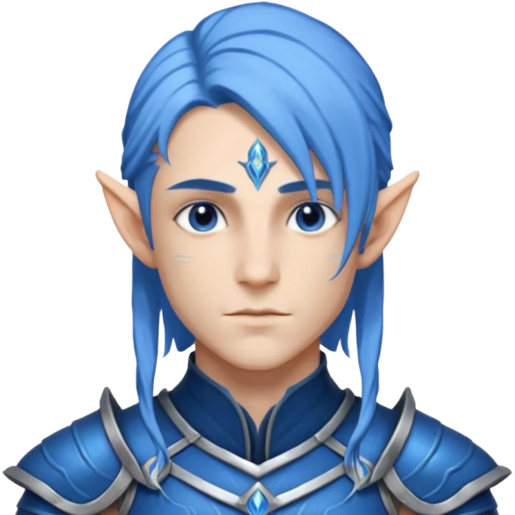ESO male water elf emoji