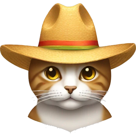 Gato con sombrero  emoji