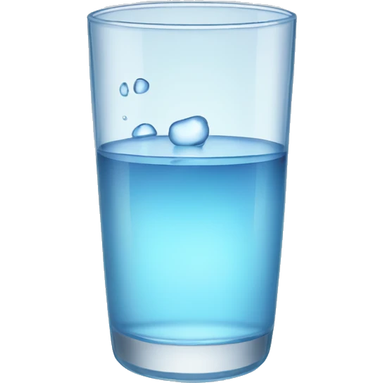 glass of water emoji