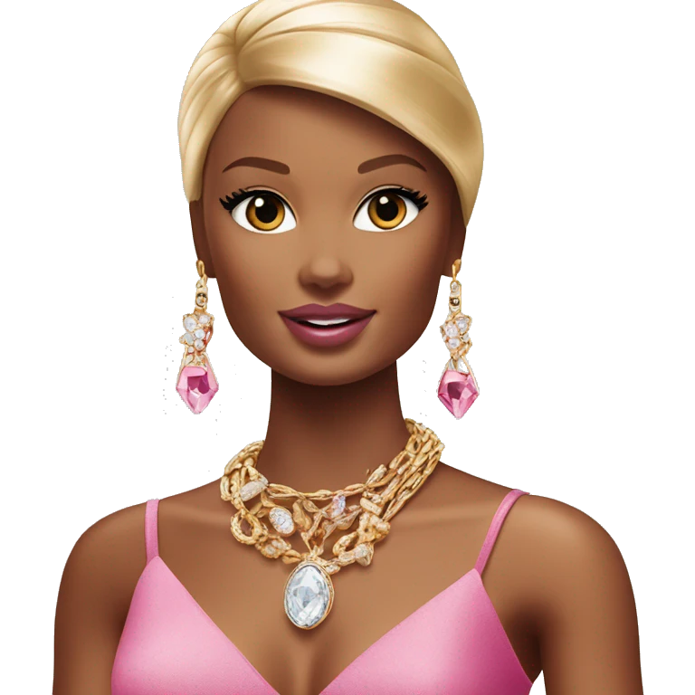 Barbie in Cartier jewelleries  emoji