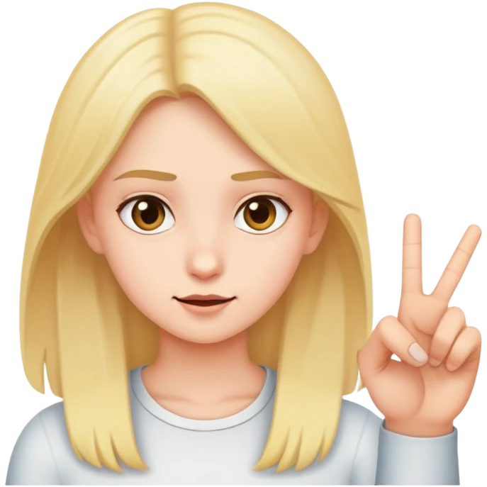 girl flipping off boy emoji
