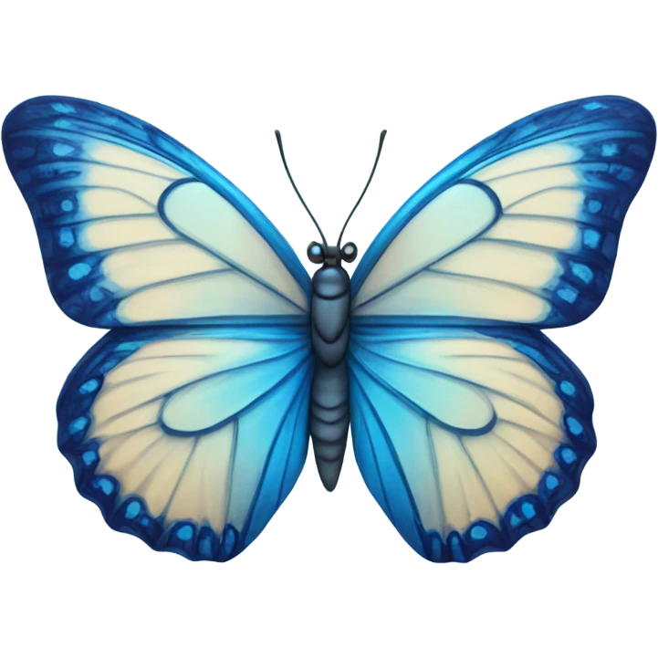 Blue butterfly  emoji