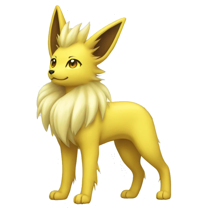 Ninetails-Jolteon full body emoji