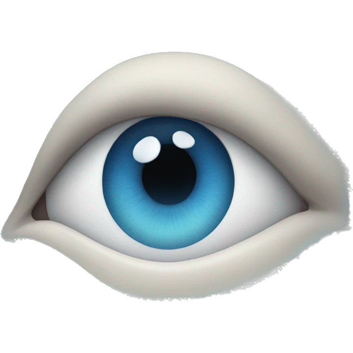 Blue eye emoji