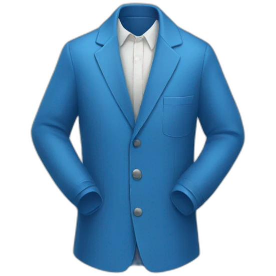 blue clothes emoji