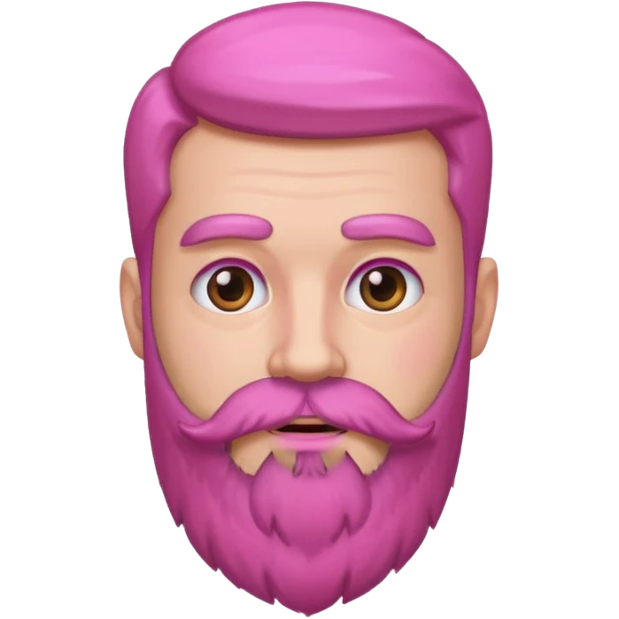 pink bearded man emoji